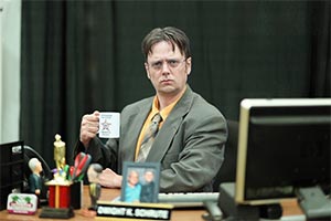Ryan Brown as Dwight Schrute
